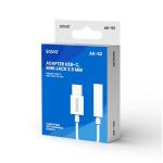 USB(C) ADAPTER - MINI JACK 3.5 MM SAVIO AK-52