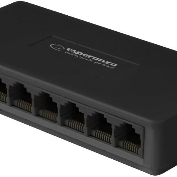 Switch GIGABIT 10/100/1000Mbps (8 Portas) - ESPERANZA