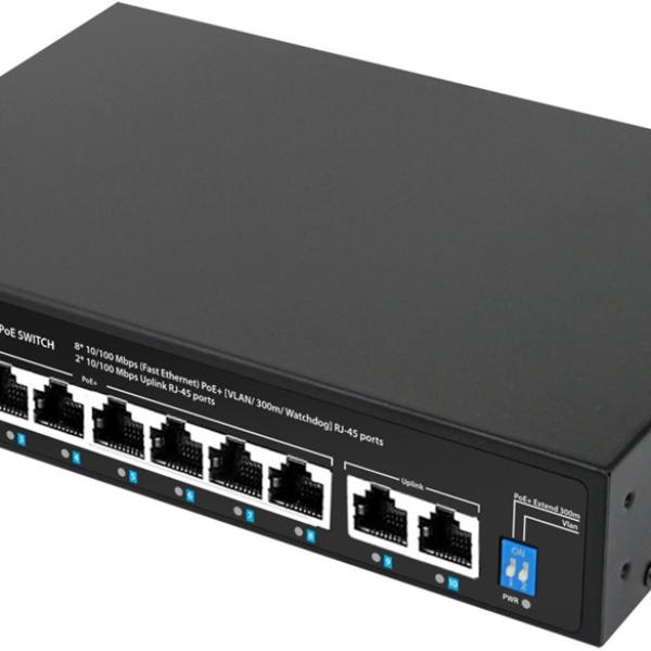 Switch PoE 100/1000Mbps (10 Portas) - ESPERANZA