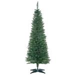 Árvore de Natal Artificial 150cm Ignífugo com 294 Pontas de Ramo PVC Decoração de Natal para Interiores Verde
