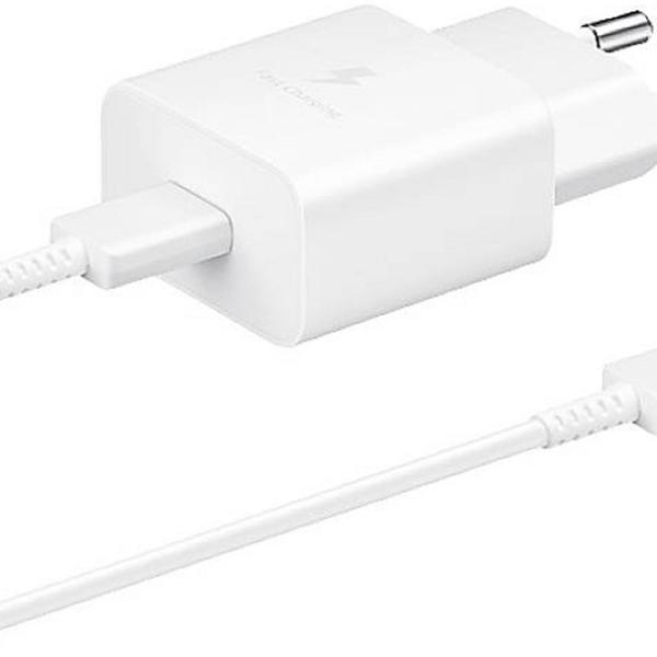 Carregador Fast Charging 15W + Cabo USB - C 1m (Branco) - SAMSUNG