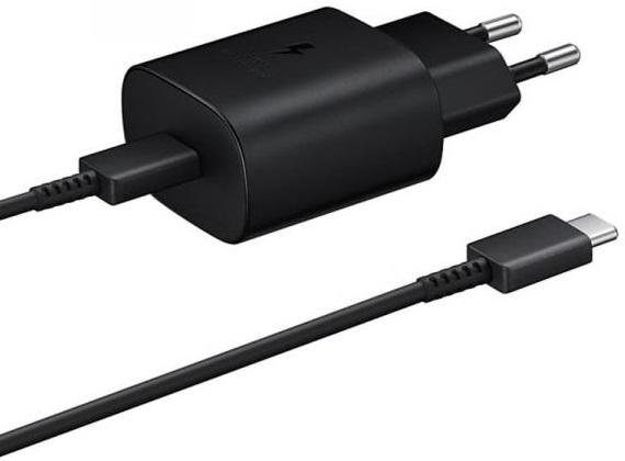 Carregador Super Fast Charger USB - C 25W c/ Cabo 1 metro (Preto) - SAMSUNG