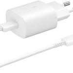 Carregador de Parede Samsung EP - TA800XWEGWW com 1 USB - C e cabo USB - C, 25 W, Branco — Recondicionado