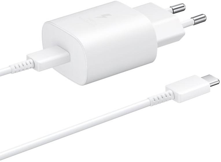 Carregador de Parede Samsung EP - TA800XWEGWW com 1 USB - C e cabo USB - C, 25 W, Branco — Recondicionado