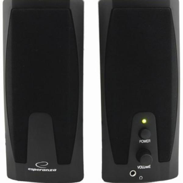 Colunas 2.0 Stéreo GIOSCO 2x 3W RMS - ESPERANZA