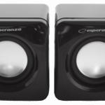 Colunas 2.0 Leggiero USB 6W (Preto) - ESPERANZA
