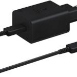 Carregador Super Fast Charger USB Type - C 45W c/ Cabo USB - C 1,8 mts (Preto) - SAMSUNG