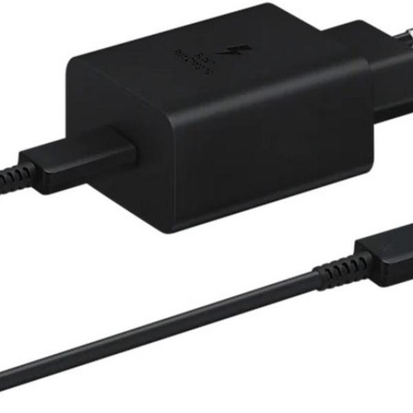 Carregador Super Fast Charger USB Type - C 45W c/ Cabo USB - C 1,8 mts (Preto) - SAMSUNG