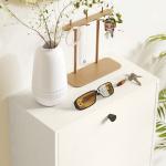 Sapateira Estreita com 3 Portas Sapateira para Entrada com Prateleiras Ajustáveis para 12 Pares de Sapatos 47x28x115 cm Branco