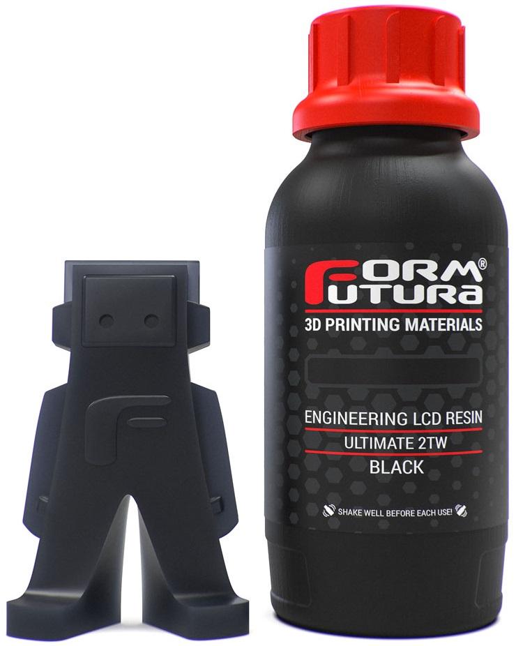 Resina Resistente a Temperatura e Intempéries p/ Impressão 3D Engineering 500ml (Preto) - FORMFUTURA