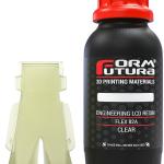 Resina Flexível p/ Impressão 3D Engineering LCD Flex 62A 500ml (Transparente) - FORMFUTURA
