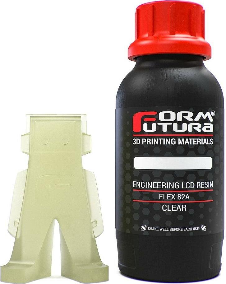 Resina Flexível p/ Impressão 3D Engineering LCD Flex 62A 500ml (Transparente) - FORMFUTURA