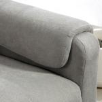 Poltrona Relax Reclinável Elétrica Giratória e Basculante com Apoio para os Pés Ajustável Controlo Remoto 86x89x99 cm Cinzento Claro