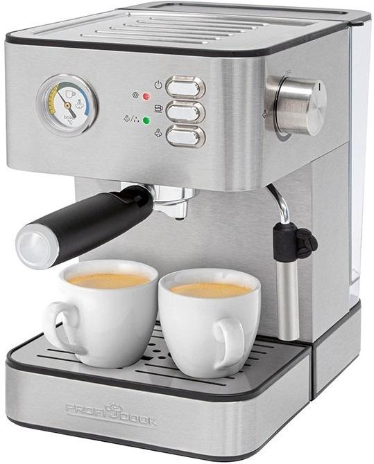 Máquina de Café Expresso ES 1209 1.8L (Inox) - PROFICOOK