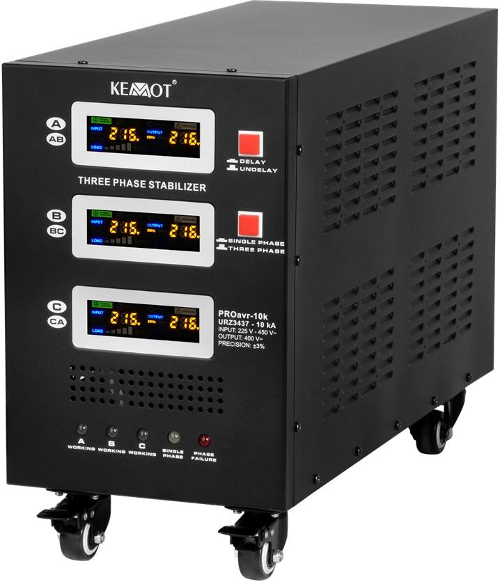 Estabilizador Automático de Tensão Trifásico 10KVA (PROavr - 10k) - KEMOT