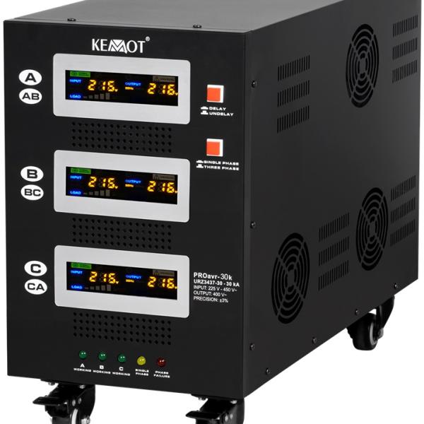 Estabilizador Automático de Tensão Trifásico 30KVA (PROavr - 30k) - KEMOT