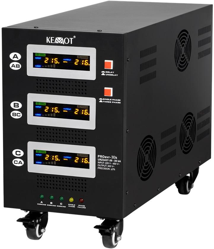 Estabilizador Automático de Tensão Trifásico 30KVA (PROavr - 30k) - KEMOT