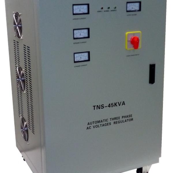 Estabilizador Automático de Tensão Trifásico 3x280 - 430V / 3x400V 45KVA
