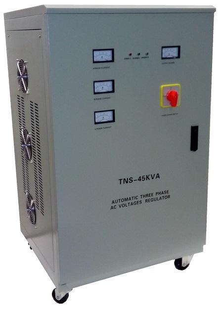 Estabilizador Automático de Tensão Trifásico 3x280 - 430V / 3x400V 45KVA