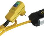 Extensão Dupla RCD IP44 c/ Tampas Protecção + Suporte (1,5 mts) - STANLEY