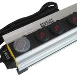 Extensão Quadrupla IP44 c/ Tampas Protecção (3 mts) - STANLEY