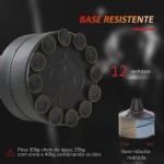 Punching Ball de Boxe com Altura Ajustável com Barra Giratória 360° e Base Preenchida 88x48x155 - 205 cm Preto e Vermelho