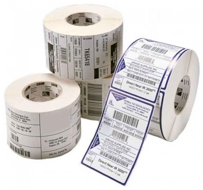 Rolo 500x Etiquetas Termicas Br. Perf. Comp. Zebra 101.5mm x 50mm (880134 - 050/800274 - 205/30056)