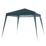 Tenda Dobrável Tenda com Desenho Pop Up para Jardim Campismo Festas Eventos Aço e Oxford 297x297x250 cm Verde
