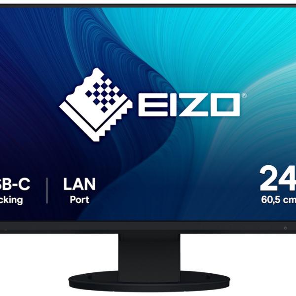 Monitor FlexScan LED 23.8 EV2490 - BK Full HD (Preto) - EIZO