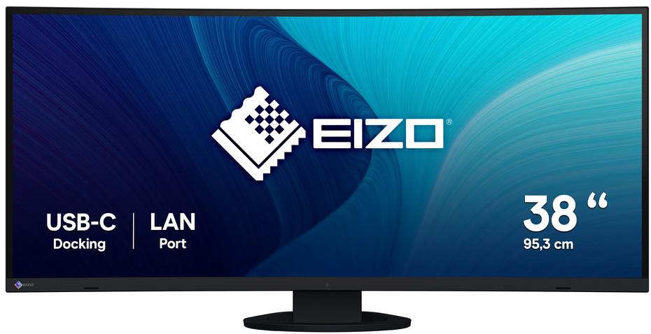 Monitor FlexScan Curvo LED 37.5 EV3895 - BK UltraWide Quad HD+ (Preto) - EIZO