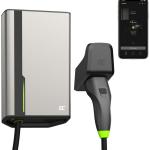 Estação de Carregamento p/ Carro Elétrico HabuDen Wallbox 22kW/32A Tipo 2+NFC (7.5m) - GREEN CELL