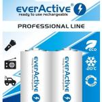 Blister 2 Pilhas Recarregaveis C / R14 NI - MH 1,2V 5000mAh (min 4500mAh) RTU - everActive