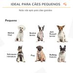 Barreira de Segurança Dobrável para Cães Pequenos com 3 Painéis e 2 Suportes 154,5x29,5x61 cm Preto