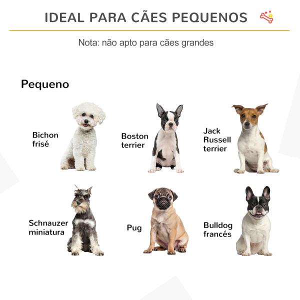 Barreira de Segurança Dobrável para Cães Pequenos com 3 Painéis e 2 Suportes 154,5x29,5x61 cm Preto
