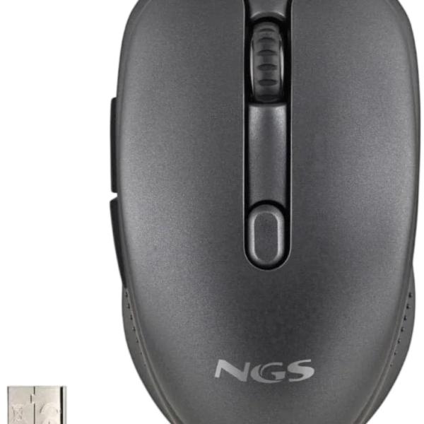 Rato Óptico Evo Jota RF Wireless + Bluetooth 1600DPI (Preto) - NGS