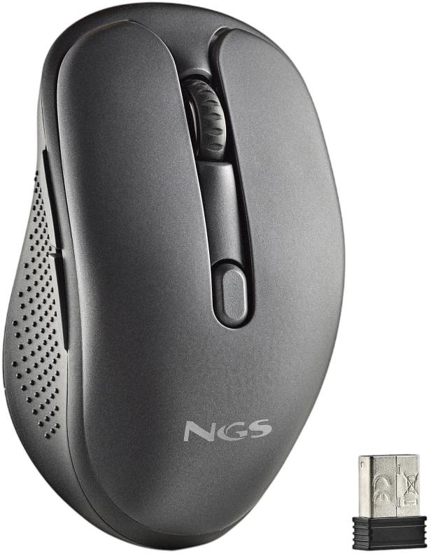 Rato Evo Spook RF Wireless + Bluetooth 1600DPI (Preto) - NGS