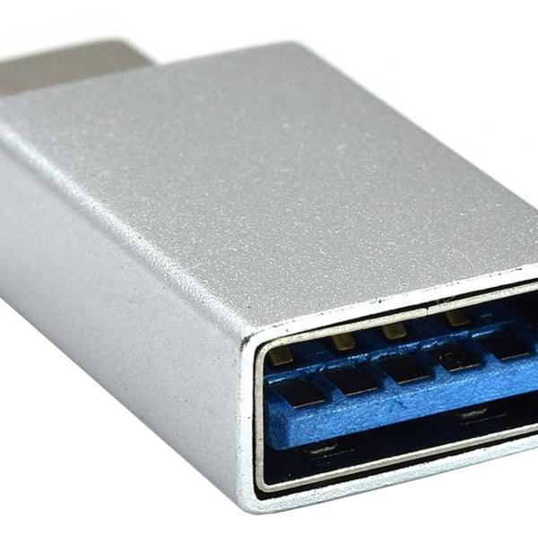 Adaptador USB 3.1 Tipo C Macho - USB 3.1 A Femea - EWENT