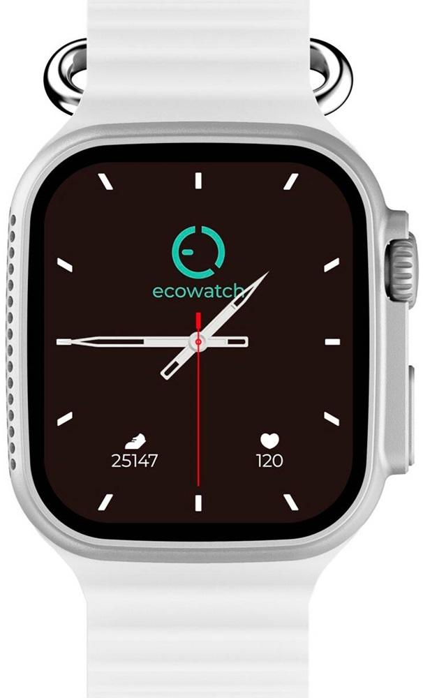 Smartwatch Ecowatch EW02 (Prateado) - MAXCOM