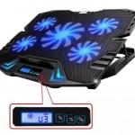 Cooler de Portátil Ewent com 5 Ventoinhas Silenciosas até 17" + 2 USB