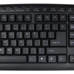 Teclado Multimédia USB Layout PT QWERTY (Preto) - EWENT