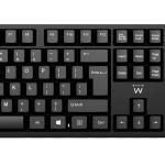 Pack Teclado PT + Rato Wireless (Preto) - EWENT