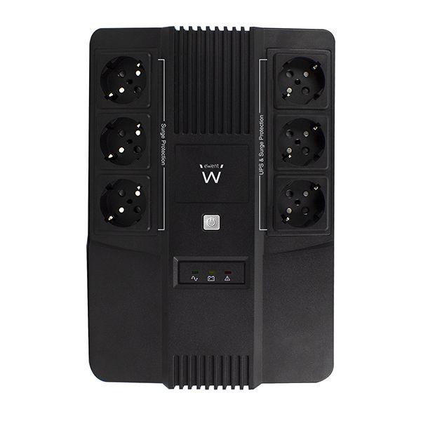 UPS 600VA 6 Portas Schuko - EWENT