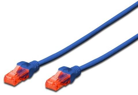 Cabo de Rede RJ45 Cat6 U/UTP Azul (50cm) - EWENT