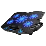 Cooler de Portátil Ewent com 5 Ventoinhas Silenciosas até 17" + 2 USB