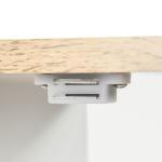 Móvel para Lavatório Pousar Armário para Casa de Banho de Madeira com 2 Portas e Prateleira Interior Ajustável 60x30x60cm Branco