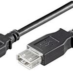 Cabo USB A Macho - USB A Fêmea 2.0 (1,8 mts) - EWENT