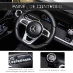 Carro Elétrico BENZ G500 Todo - o - Terreno com Bateria 12V Veículo Elétrico com Música Buzina Velocidade 3 - 5 km/h Preto