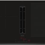 Placa de Indução iQ700 EX851HJ26E 3 Zona(s) 7400W c/ Exaustor (Preto/Inox) - SIEMENS