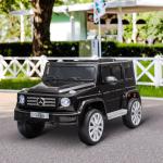 Carro Elétrico BENZ G500 Todo - o - Terreno com Bateria 12V Veículo Elétrico com Música Buzina Velocidade 3 - 5 km/h Preto