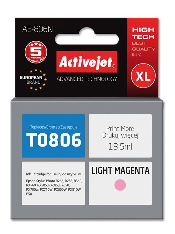 Tinteiro AE - 806N Compatível c/ Epson (Magenta Claro) - ACTIVEJET